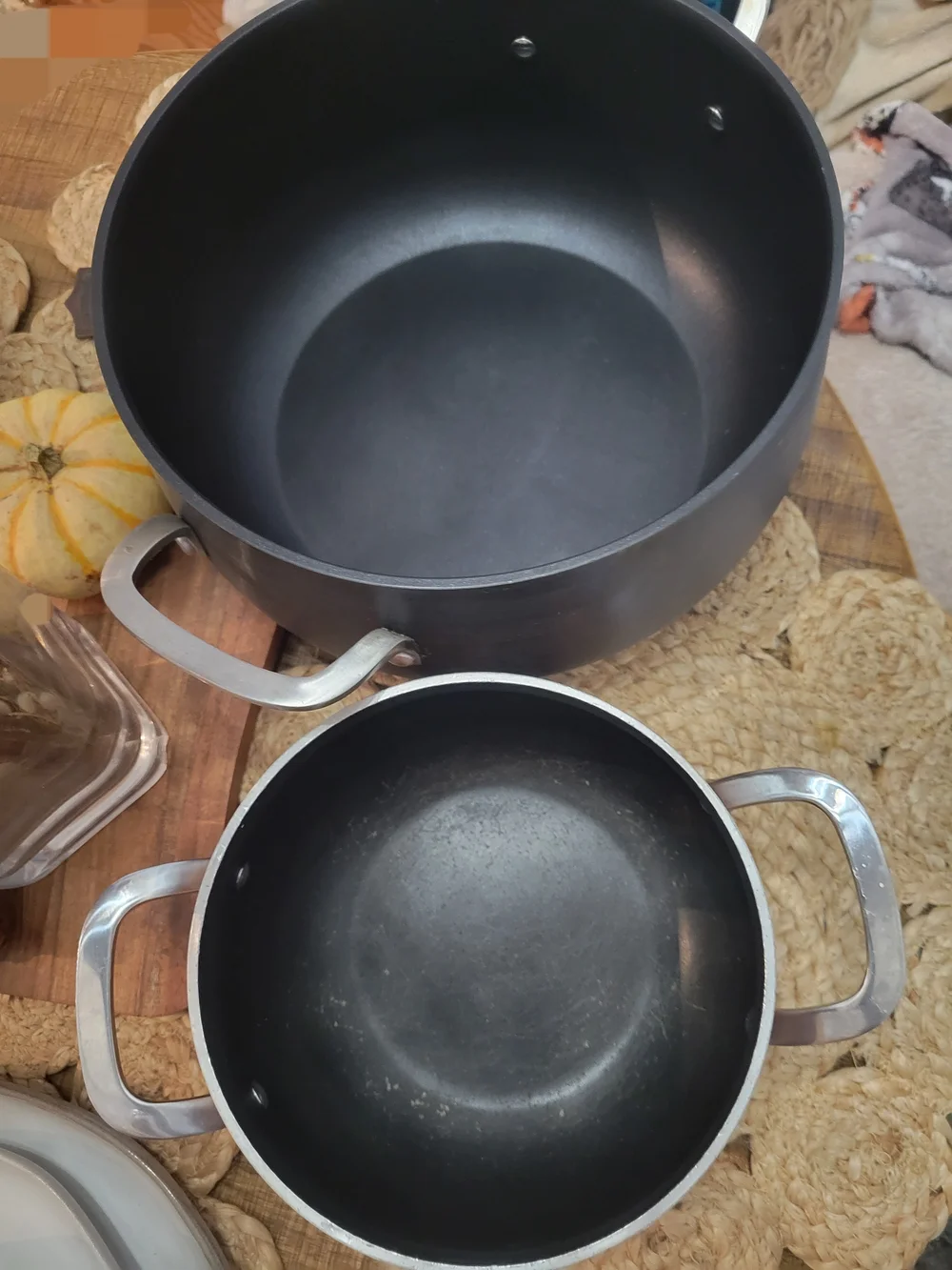 Copper-Tone Stainless Steel Soup Pot with Glass Lid